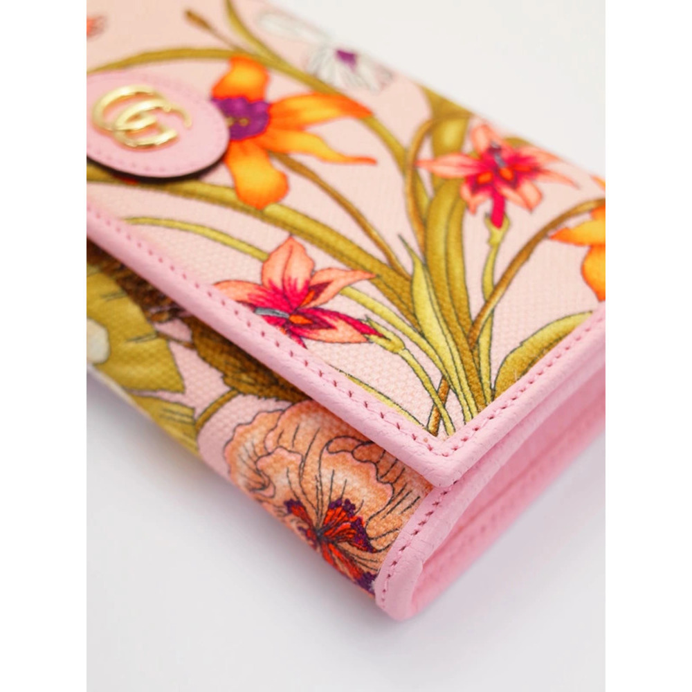 Gucci Flora Flower Chain Wallet - Picture 4 of 5